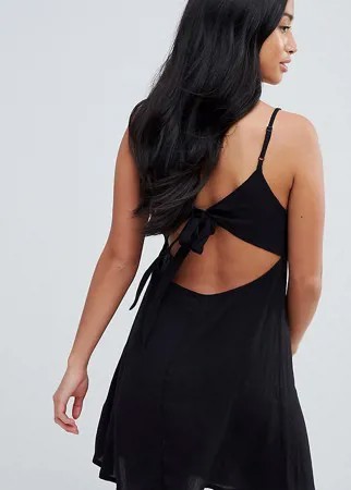 Летнее платье мини ASOS PETITE-Черный