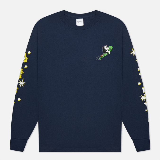 Лонгслив мужской Ripndip RND6055 синий XL