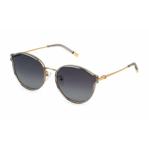 Солнцезащитные очки Escada C25-300, бабочка, оправа: металл, для женщин, золотой