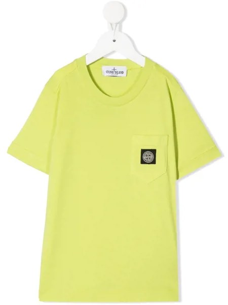 Stone Island Junior футболка с нашивкой