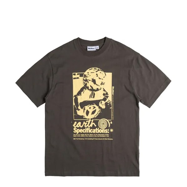 Футболка Earth Spec Tee Butter Goods, цвет charcoal