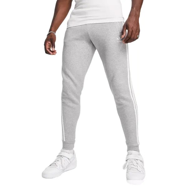 Джоггеры Adidas Originals Adicolor Tall 3 Stripe Slim, серый