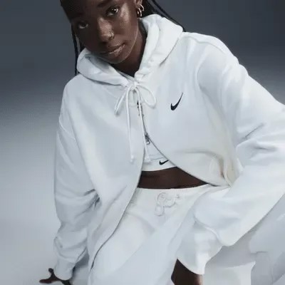 Худи Nike Sportswear Phoenix Fleece, цвет Sail/Black