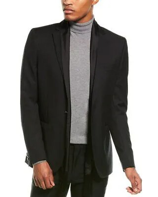 Мужской шерстяной пиджак The Kooples черный 44