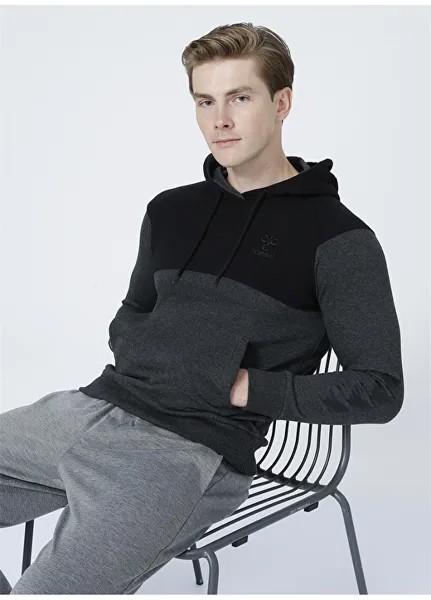 FRED HOODIE Черная мужская Толстовка Hummel