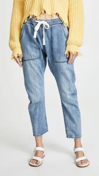 Джинсы One Teaspoon Shabbies Drawstring Boyfriend, синий