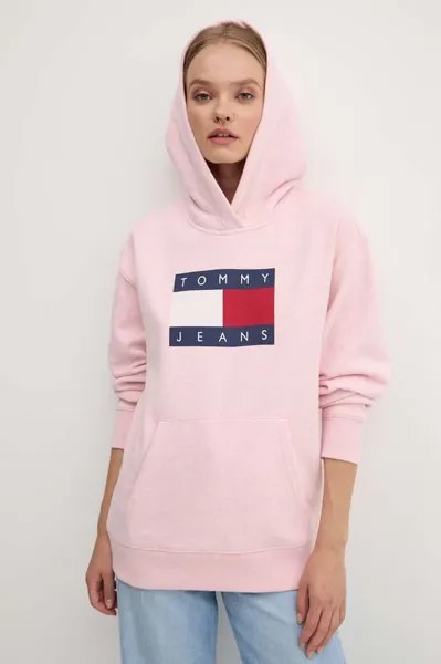 Толстовка Tommy Jeans, розовый