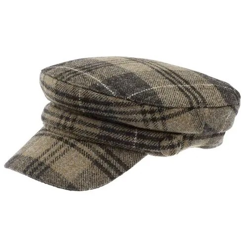 Кепка Hanna Hats, шерсть, подкладка, размер 57, бежевый