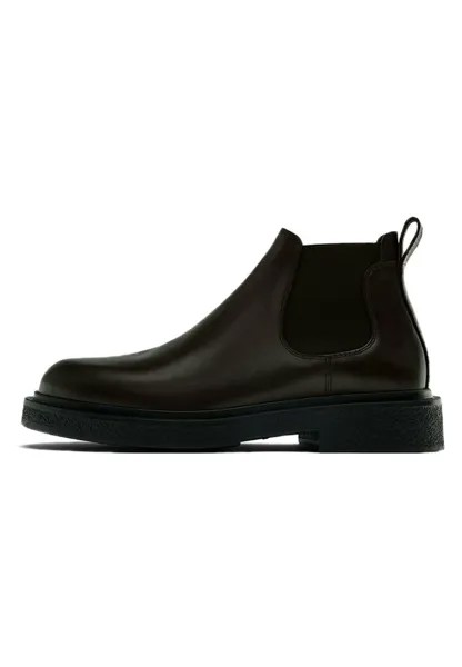 Ботильоны классические Massimo Dutti CHELSEA STUDIO, коричневый