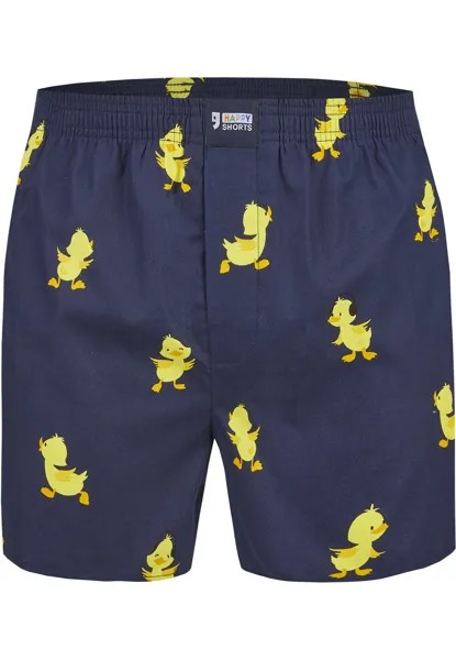 Боксеры 3 PACK Happy Shorts, темно-синий