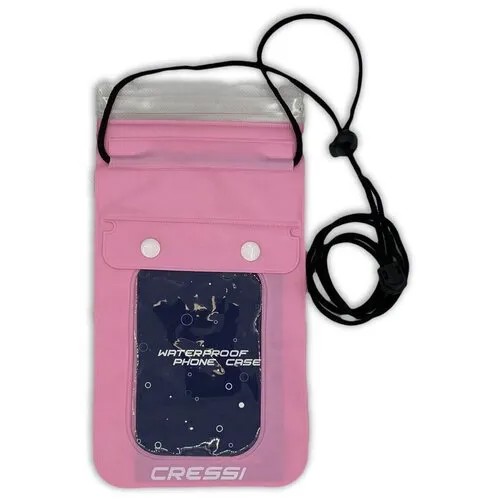 Чехол-гермо для телефона CRESSI WATERPROOF PHONE CASE, розовый
