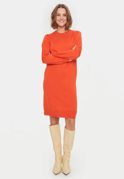 Вязанное платье Saint Tropez, оранжевый