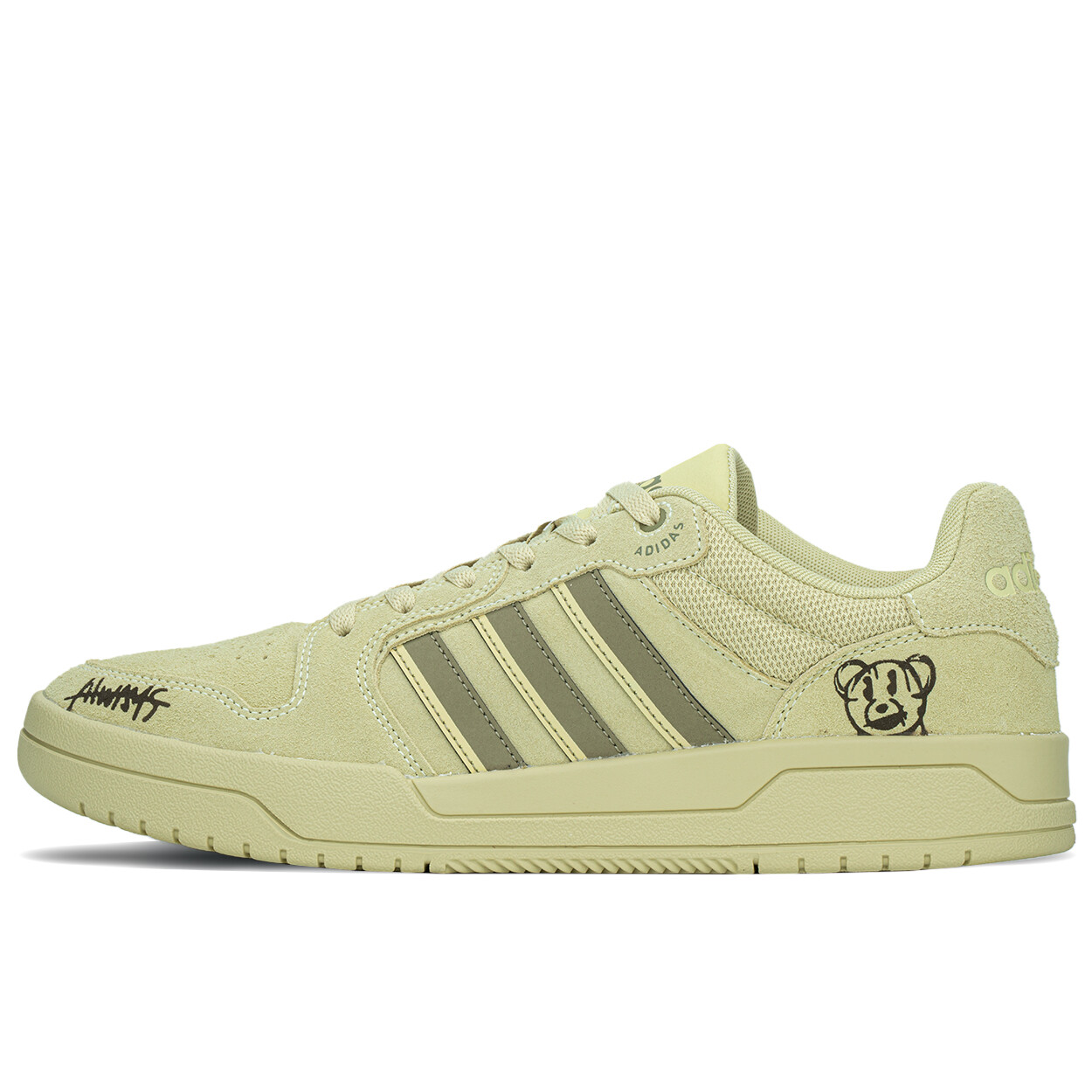 Кроссовки adidas neo Entrap Skateboarding Shoes Unisex Low-top Brown/beige, хаки