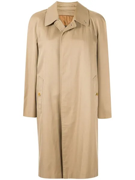 Burberry Pre-Owned плащ длины миди