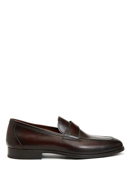 Мужские кожаные лоферы Magnanni, коричневый