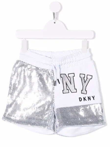 Dkny Kids шорты NY с пайетками
