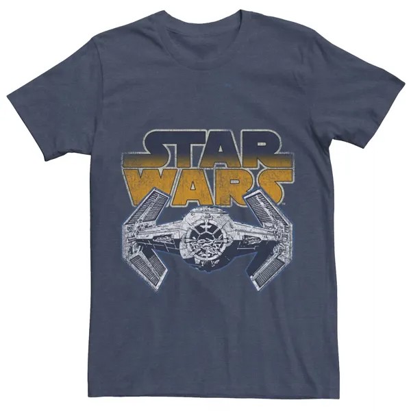 Мужская классическая футболка с логотипом Star Wars Super Retro Tie Fighter