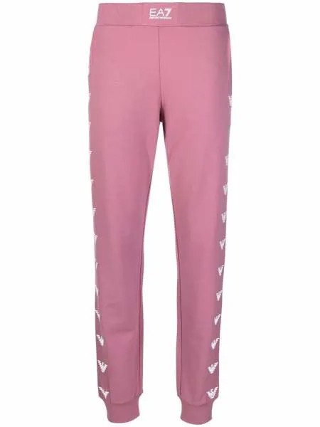Ea7 Emporio Armani спортивные брюки с логотипом