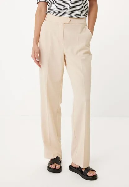 Wide Leg Pantalon Mexx, брюки из ткани Mexx, светло-песочный