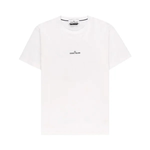 Футболка Stone Island Back Logo T-Shirt 'White', белый