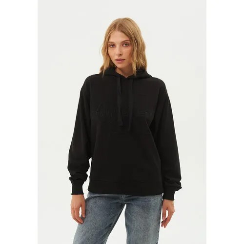 Худи Calvin Klein Jeans CK JEANS, размер L, , черный