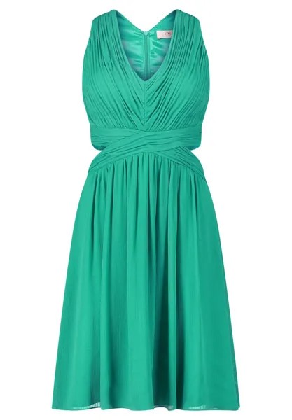 Вечернее платье с вырезами Vera Mont, зеленый