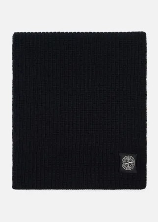 Шарф Stone Island Geelong Wool, цвет чёрный