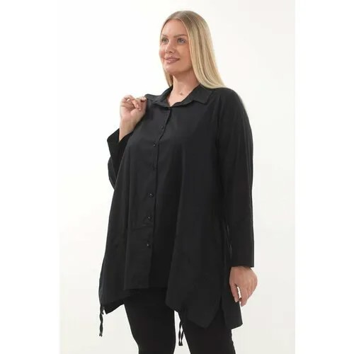 Блуза Zedd Plus, размер 6XL, черный