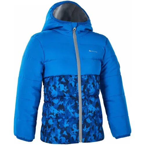 Куртка утепленная для мальчиков QUECHUA Х Decathlon CN XWARM KID, размер:3-4 года 96-102 см, цвет: Темно-Синий/Синий Графит/Ярко-Синий