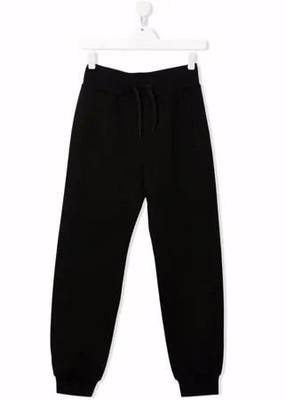 Fendi Kids спортивные брюки с тисненым логотипом