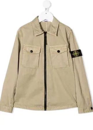 Stone Island Junior бомбер на молнии