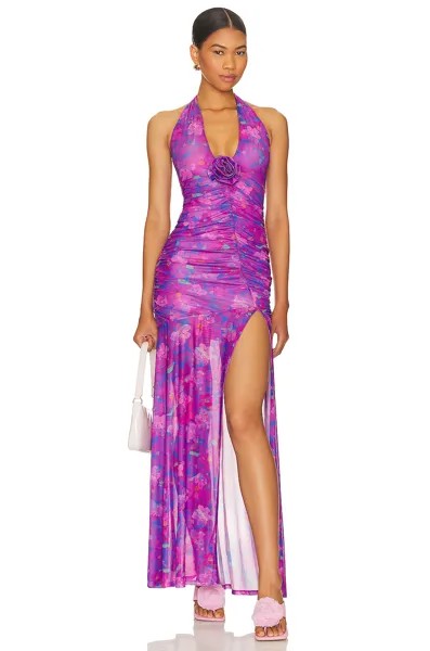 Платье MAJORELLE Kasia Gown, цвет Purple & Blue