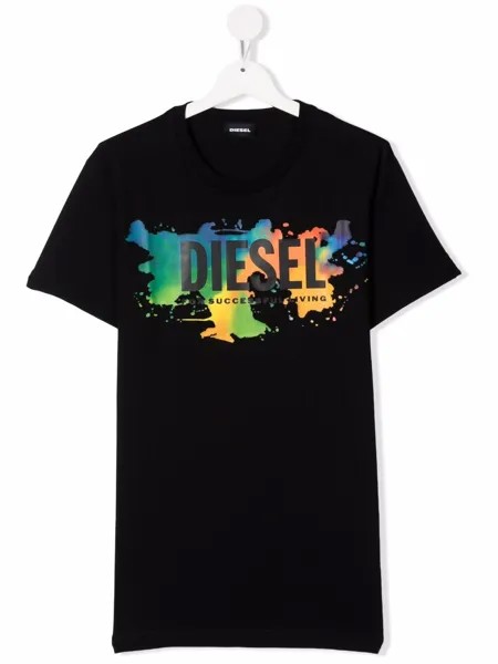 Diesel Kids футболка с логотипом