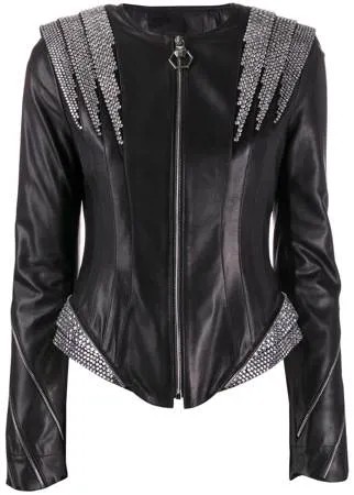Philipp Plein куртка с кристаллами