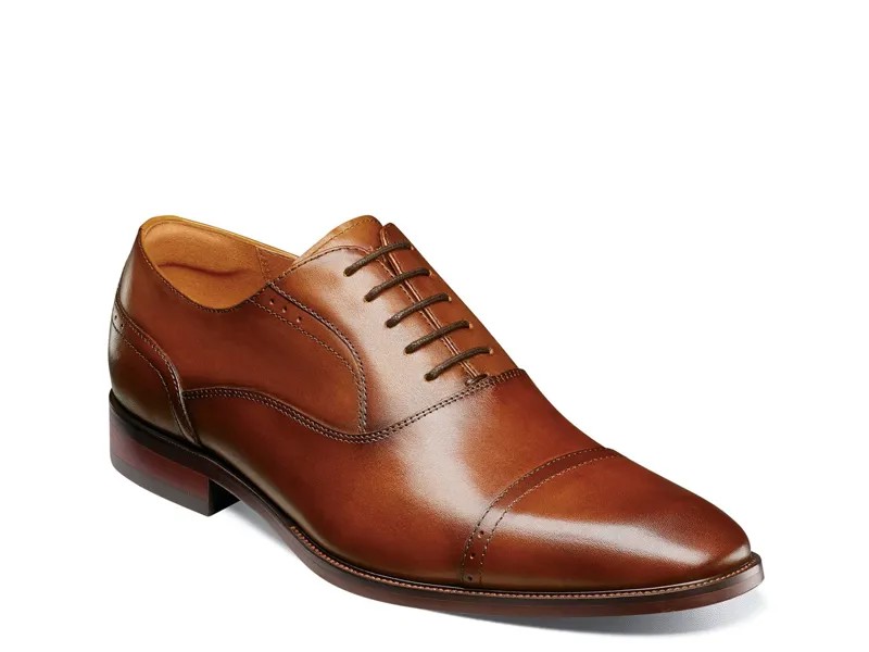 Туфли-оксфорды Florsheim Sondrio Cap Toe, коричневый