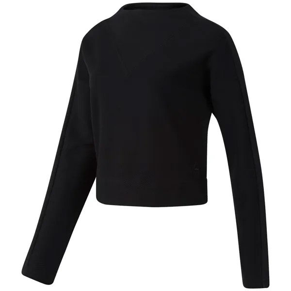 Толстовка Reebok Long Sleeve Te Twill Crew, черный