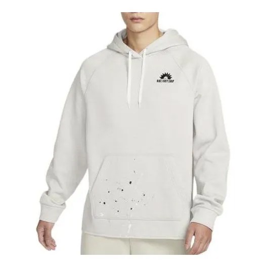 Толстовка Nike Therma-FIT Fleece Fitness 'Dye White', белый