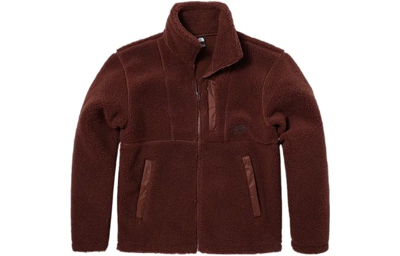 Бархатная куртка мужская кирпично-красная The North Face, красный