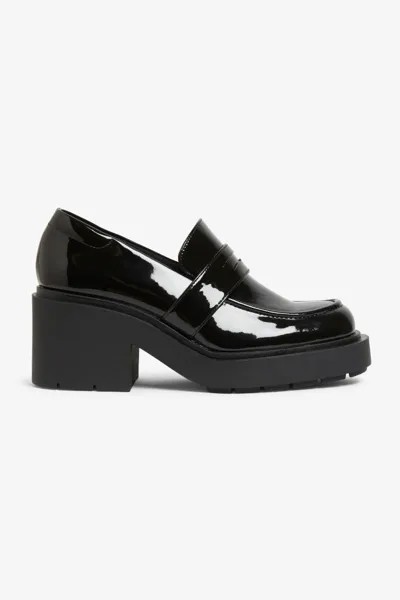 Лоферы женские Monki 1078964 черные 36 EU (доставка из-за рубежа)