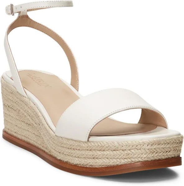 Туфли LAUREN Ralph Lauren Leona Espadrille, цвет Soft White