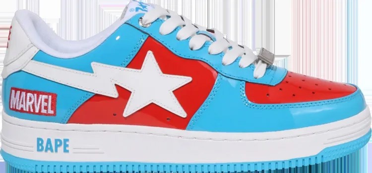 Кроссовки Marvel x Bapesta Captain America, синий