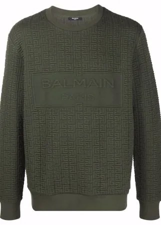Balmain толстовка с монограммой