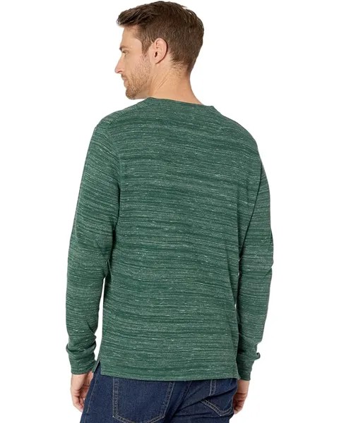 Свитер U.S. POLO ASSN. Long Sleeve Space Dye Crew, цвет Forest Peak