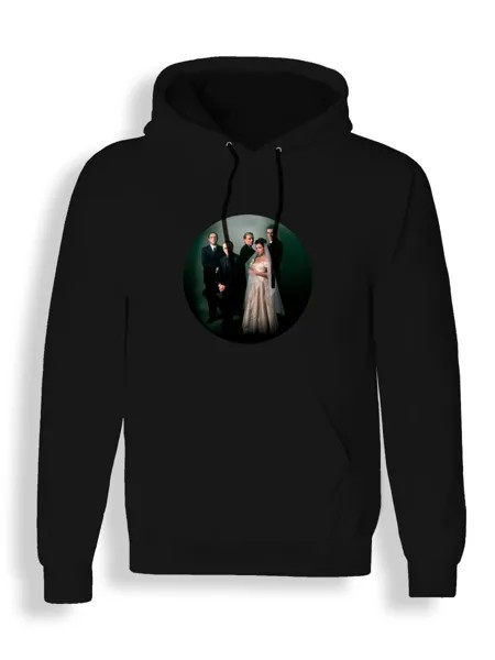 Худи унисекс СувенирShop Бригада/Саша Белый/Космос/Пчела/Фил 5 черное 3XL