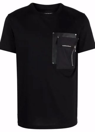 Les Hommes футболка с карманом на молнии