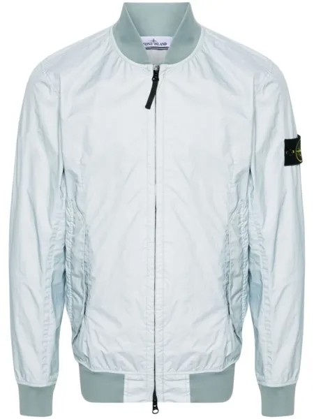 Бомбер с значком компаса Stone Island, синий