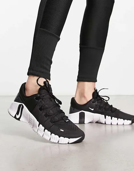 Nike Training – Free Metcon 5 – Черная спортивная обувь