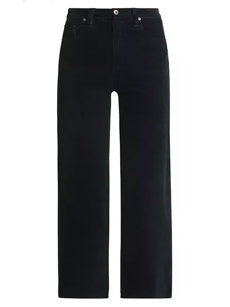 Укороченные джинсы Saige с широкими штанинами Ag Jeans, цвет sulfur smooth slate