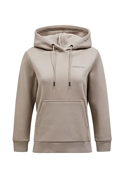 Толстовка ORIGINAL SMALL LOGO HOO Peak Performance, цвет beige