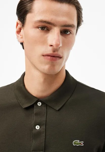 Поло Lacoste, зеленый